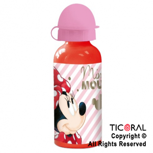 MINNIE BOTELLA ALUMINIO 400ML x 1